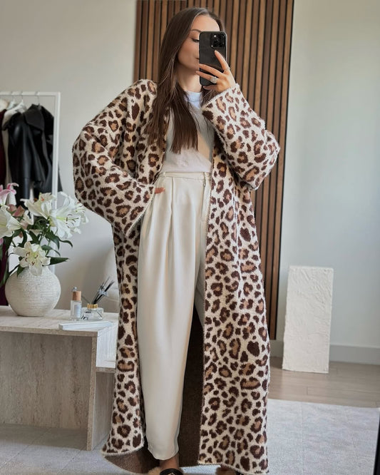 Leopard Longline Cardigan