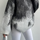 Marble Grey Round Neck Pullover