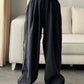 Black Elastic Waist Palazzo Pants