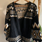 Boho Black Cardigan With Pockets