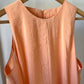 Apricot High-Low Dress With Pockets
