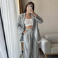 Grey Classic Palazzo Pants