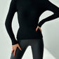 Basic Black Turtleneck Pullover