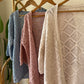 Off White Crochet 3/4 Sleeve Kimono