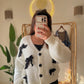 Off White Cardigan With Bow Details