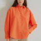 Poplin Oversized With Back Buttons Shirt