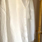 White Linen High Low Shirt