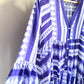 Purple Bell Sleeves Boho Dress