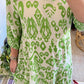 Apple Green Patterned Dress