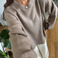 Cafe Round Neck Pullover