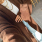 Brown Heavy Longline Coat Cardigan