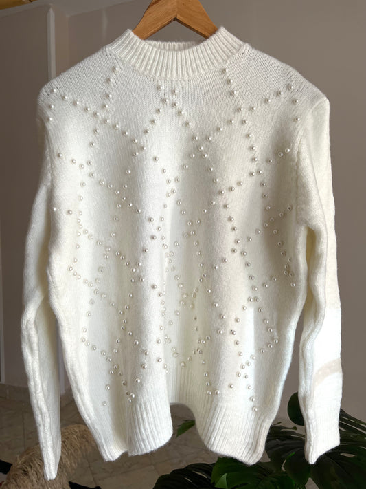 Pearl White Pullover